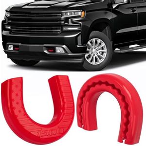 MODELAUTO Tow Hook Covers Compatible with Chevy Silverado 1500 Accessories 2007-2025,Tow Hitch Cover-Hitch Covers for Trucks Fit for 2007-2025 Chevrolet Silverado 1500 Accessories