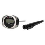 Taylor Pro Meat Thermometer Probe, Pro Digital Temperature Gauge with Protective Cover, Stainless Steel, 20°F to 220°F Range