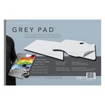 New Wave Grey Pad® | Rectangular Paper Palette, 11"x16" Inches, Disposable Paint Palette, 50 Sheets, Glue-Bound, Bleed-Proof Artist Mixing Palette, for Use with All Art Media