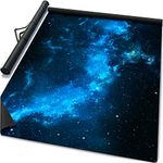 Warzone Studio 6' x 3' Rubber Battle Mat: Space Wave + Bag