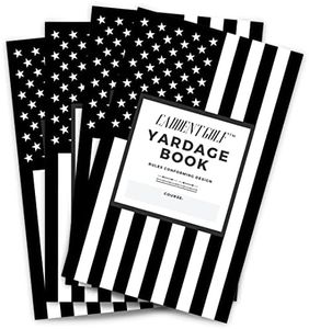 CADDENT GOLF Yardage Book & Log - Patriotic Putters Cover - Golf Journal with Club Yardage Chart - Back Pocket Size - Essential Tool for Patriotic Golfers (4 Pack)