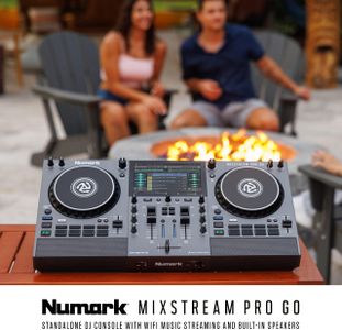 Numark Mixstream Pro Go DJ Controller – Portable Standalone Mixer