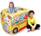 Sunny Days Entertainment Musical Yellow School Bus Pop Up Tent - CoComelon