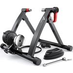 Sportneer Bike Trainer Stand Indoor Riding-Magnetic Stationary Bicycle Exercise Stand with Noise Reduction Wheel, 6 Resistance Adjustable