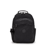 Kipling SEOUL Large Backpack, Signature Emb (Black)