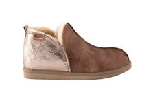 Shepherd of Sweden - Annie Sheepskin Slippers - Women - 100% Real Sheepskin - Comfort - Soft and Warm - Fluffy - Antique cognac/gold - 6 UK