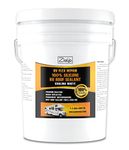 Ziollo RV Flex Repair 100% Silicone RV Roof Sealant - EPDM Rubber Coating to Waterproof Metal and Fiberglass on Motorhomes, Trailers, Campers (White, 3.5 Gallons)