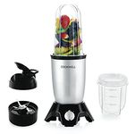 Cookwell Bullet Mixer Grinder (2 Jars, 1 Blade, Silver) - Copper, 600 Watts - 2 Year Warranty