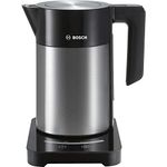 Bosch Sky TWK7203GB 7 Variable Temperature settings & KeepWarm function, Cordless Kettle, 1.7 Litres, Black/Silver