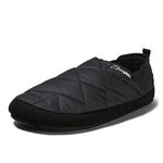 Berghaus Unisex Warm Fleece Lined Bothy Slipper 2.0, Black, 9/10 UK