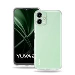 Plus Clear Transparent Back Case Cover for Lava Yuva 2 | Full Device Protection | Shockproof TPU | Flexible Silicone Back Cover Case – Transparent