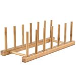 Wood Plate Rack For Cabinet