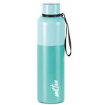 Milton Ancy 1000 Thermosteel Water Bottle, 1.05 litre, Aqua Green | 24 Hours Hot and Cold | Easy to Carry | Rust Proof | Tea | Coffee | Office| Gym | Home | Kitchen | Hiking | Trekking | Travel