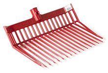 LITTLE GIANT DuraFork Pitch Fork Replacement Head (Red) Durable Polycarbonate Stable Fork Head with Angled Tines (Item No. PDF103RED)