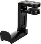 Xtreme Desk Headphones Swivel Mount, Also Holds PC Gaming Controllers, Swivels 360 Degrees for Easy Access, Easy DIY Installation in Any Desktop Space