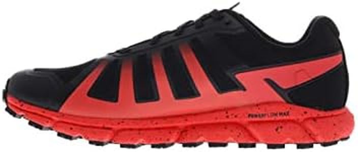 Inov-8 Men's Trailfly G 270 Sneaker, Black/Red, 11.5