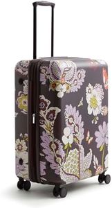 Vera Bradley Women's Hardside Luggage 26 Inch Adair Spinner Suitcase, Subtle Bouquet, One Size