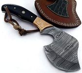 Survival Knife With Grey Micartas