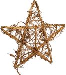 Kurt Adler 20-Light Gold Rattan Star