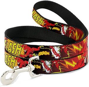 Dog Leash The Flash Boom Kaboom 6 Feet Long 1.0 Inch Wide