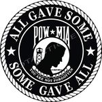 OTA STICKER Vinyl POW MIA Soldier Military Prisoners You are NOT Forgotten All GAVE Some Decal Window Truck Motorcycle Chopper Van SUV PPV Scrapbook Phone CASING Phone Laptop Door Helmet Luggage Army
