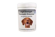 High Strength Pancreatic Enzyme Powder for Dogs & Cats by Chemeyes - Digestive Enzyme Supplement with Amylase, Protease & Lipase - Pancreatin Supports Normal Digestion and Healthy Weight - 100g