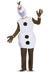 Disguise Costumes Men's Olaf Deluxe Adult, White, X-Large