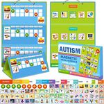 QUOKKA 145 Reward Chore Chart for Multiple Kids - Magnetic Chore Board for Autistic Children ADHD Tools & Toys - Behavior Visual Schedule for Kids Autism - Daily Routine Chart for Kids