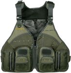 Allen Big Horn Fishing Vest, Olive