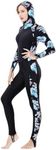 REALON Diving Skin Thin Wetsuit, Full Body Womens Mens and Youth Rash Guard Dry Wet Suits Swimsuit - Cold UV Sunsuit for Surfing Swimming Snorkeling Kayaking Scuba Water Sport