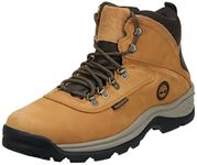 Timberland Men's White Ledge Mid Waterproof Ankle Boot, Wheat Nubuck, 11