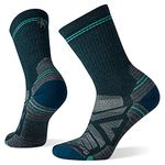 Smartwool Women's Hike Light Cushion Crew Socks, Twilight Blue, S