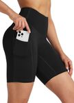 WILLIT Women's Biker Shorts High Waisted Workout Yoga Running Volleyball Spandex Shorts 5'' 7'' Black XXL