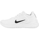 NIKE Men's Free RN 2018 Running Shoe White/Black Size 9 M US