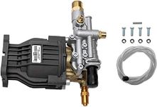 OEM Technologies 90029 Replacement Pressure Washer Pump Kit, 3400 PSI, 2.5 GPM, 3/4" Shaft, Includes Hardware and Siphon Tube, for Residential and Industrial Gas Powered Machines, Gray