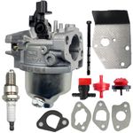 HUAYI OEM 951-05221 Carburetor Kit Compatible with MTD Yard Machine 651-05221 11A-02SB700 11A-B0S5700 951-10881 751-10881 21" 5.0 hp Powermate tiller Lawn Mower W/ 1T65NUB 1T65RUA 1T65RUB 140cc Engine