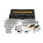 BOSTITCH Socket Set, Pass Through, 65-Piece (BTMT72287)