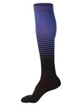 Never Lose Professional Series Soccer Stockings (Black,Blue, L)