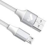 Aioneus Micro USB Cable, Android Charger Cable 1M Fast Charging Cables Nylon USB Wire Charging Lead Charger for Samsung Galaxy S7 Edge S6 S5 J7 J5 J6 J3 Note 5 A10, Huawei, LG, Kindle, Tablets, PS4