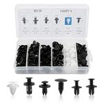 100pcs Car Trim Clips Plastic Fasteners 6 Types Car Plastic Rivet for Car Door Bumper Panel Retainer Clips Fasteners Rivets,Nylon Expansion Bumper Clips