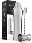 JoyJolt 3pc Slim Cocktail Shaker Se