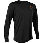 Fox Racing Men's Ranger Long Sleeve Mountain Biking Jersey Shirt, Black 3, X-Large