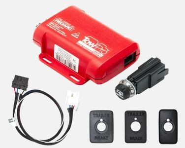 REDARC Tow-Pro Liberty Electric Trailer Brake Controller Kit – Proportional Braking – Sway Control – 12V System – Plug & Play for Toyota Tundra, Tacoma – Universal Mount & Wiring Included