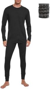 MERINNOVATION Merino Wool Base Layer Set for Men 100% Merino Wool Thermal Underwear Long Sleeve, Charcoal 250, XX-Large