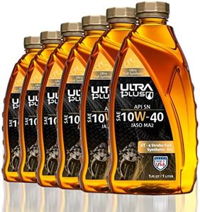 Ultra1Plus SAE 10W-40 Full Synthetic 4T Engine Oil, API SN, JASO MA2