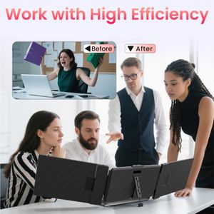 Grazz Triple Laptop Monitor – 14 Inch Portable Screen Extension