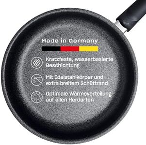 Fissler Adamant Premium/beschichtete Edelstahl-Pfanne (Ø 24 cm) Bratpfanne-antihaftend, kratzfest - Induktion