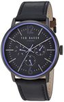 Ted Baker Men Analog Quartz Watch with Leather Strap TE15066007