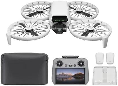 DJI Flip Fly More Combo With RC 2 Screen Remote Controller, Drone With 4K UHD Camera for Adults, Palm Takeoff, Auto Return, Intelligent Flight, 3 Batteries for 93-Min Flight Time