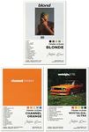 Bkioqoh A Set of 3 canvas posters,Frank Poster Ocean Blonde Poster Channel Orange Poster, Album Aesthetics 3 Piece Set,8x12IN Canvas Prints Unframed Set of 3